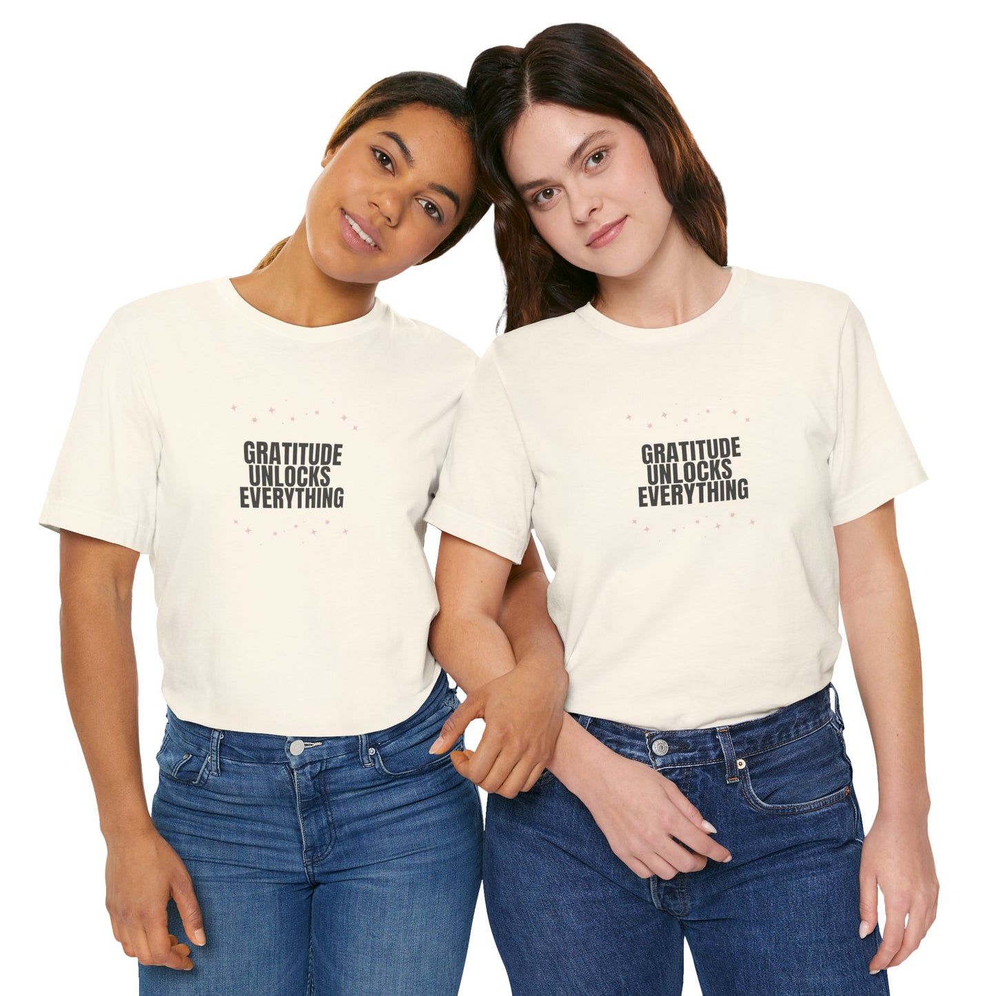 Gratitude Unlocks Everything Shirt – Positive Affirmation Tee – Self Love Motivation Gift