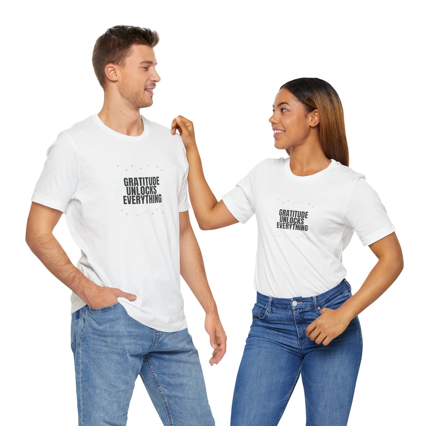 Gratitude Unlocks Everything Shirt – Positive Affirmation Tee – Self Love Motivation Gift