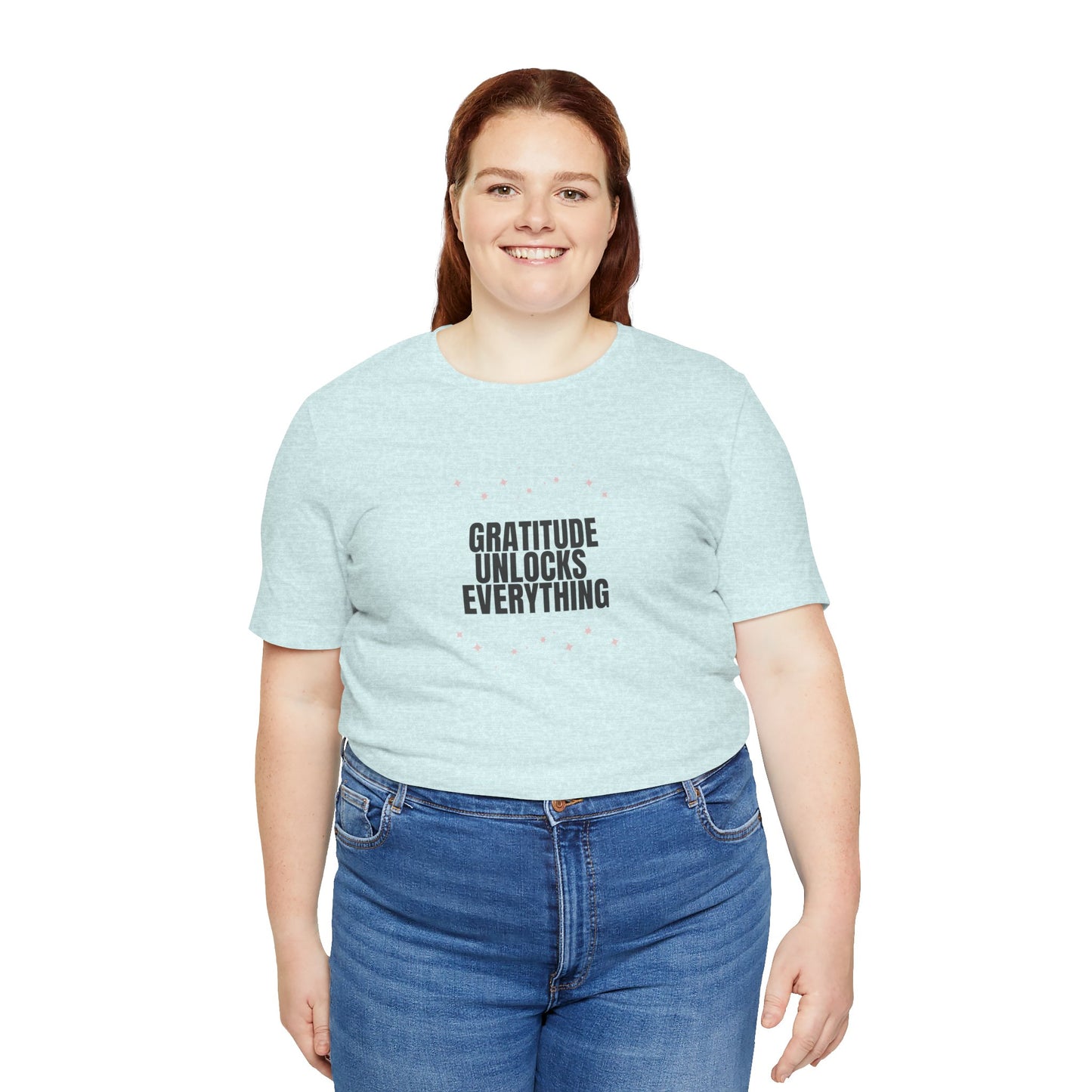 Gratitude Unlocks Everything Shirt – Positive Affirmation Tee – Self Love Motivation Gift